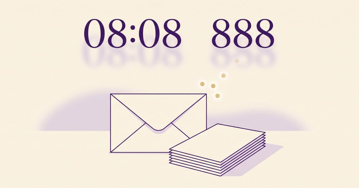 Voir 08h08 ou 888 quand vous attendez de l'argent, que comprendre