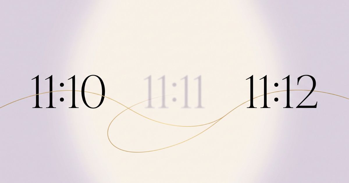 Voir 11h10 ou 11h12 au lieu de 11h11 signifie-t-il quelque chose