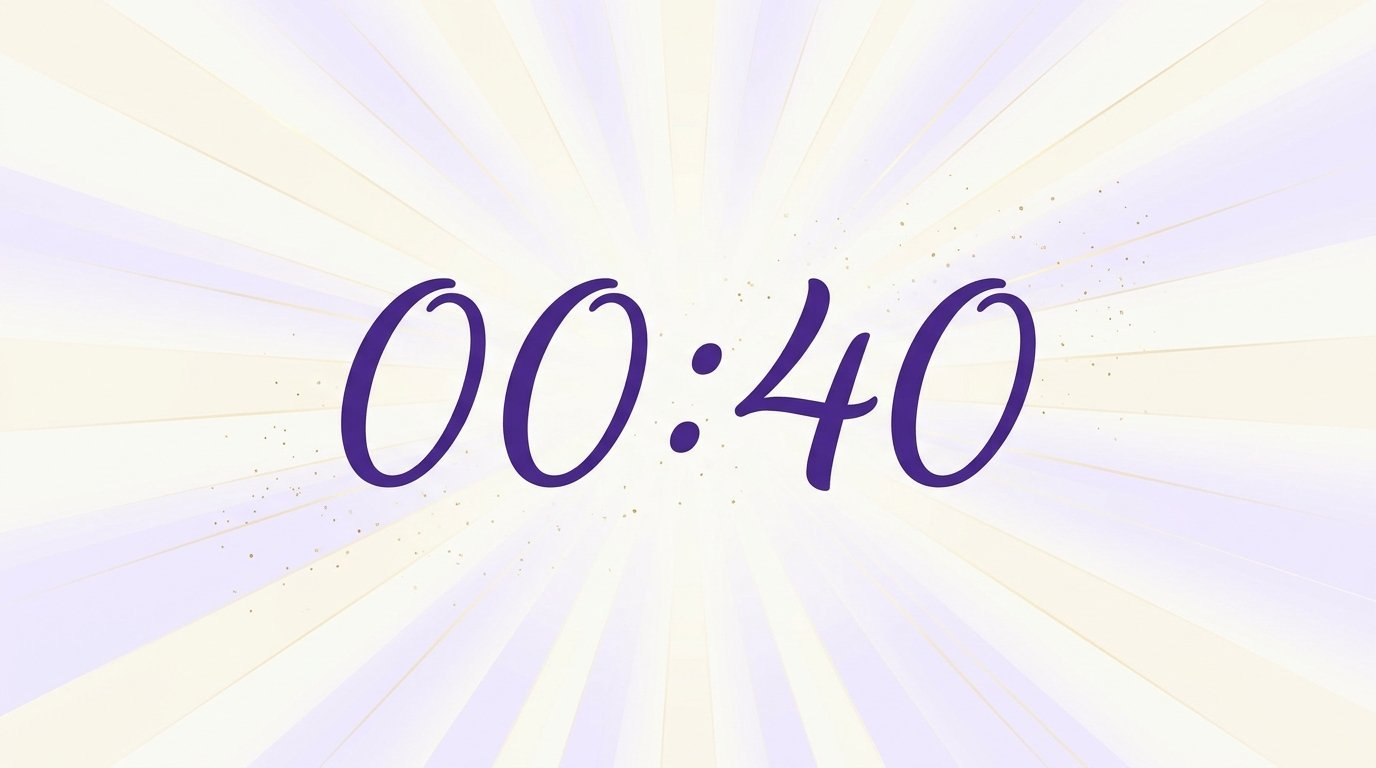Heure miroir 00h40