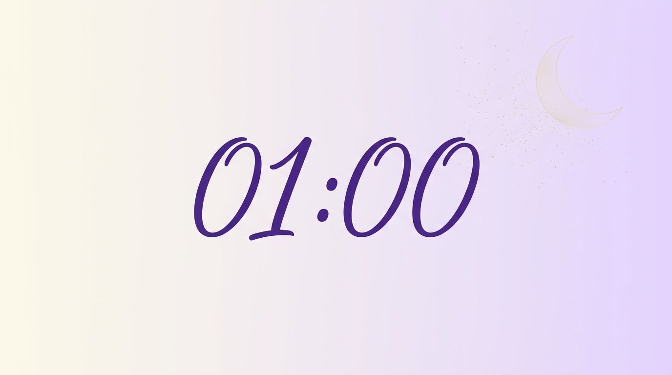 Heure miroir 01h00