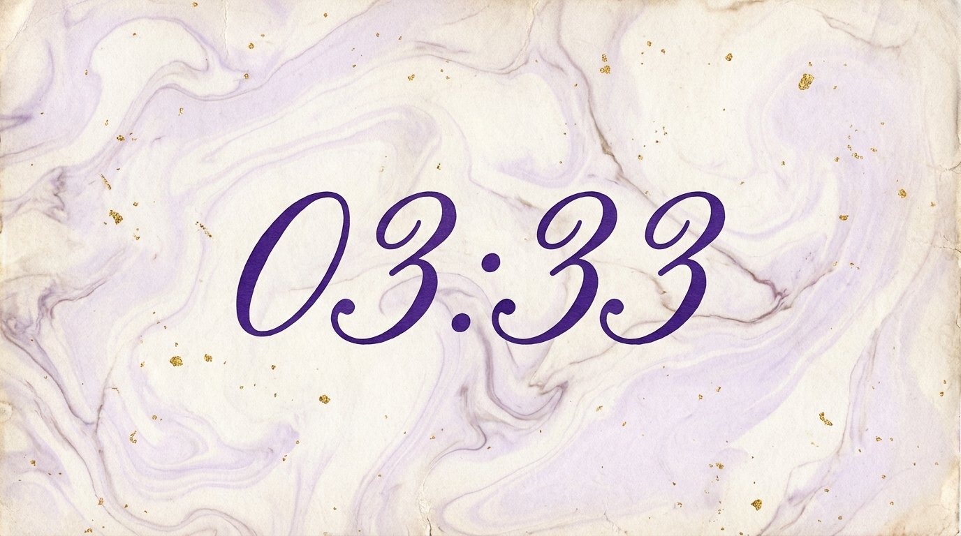 Heure miroir 03h33
