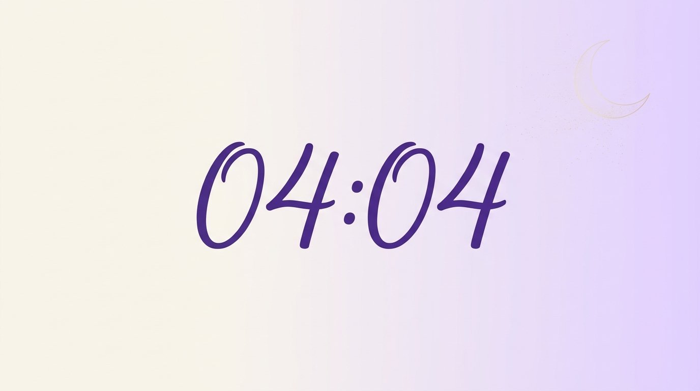 Heure miroir 04h04