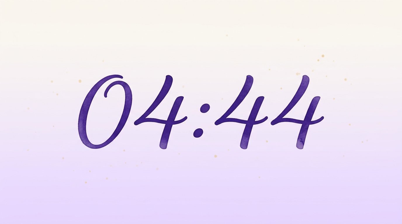 Heure miroir 04h44