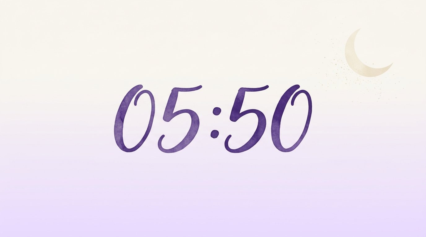 Heure miroir 05h50