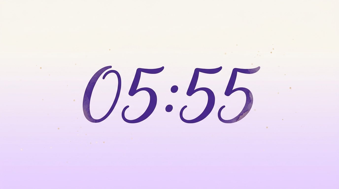 Heure miroir 05h55