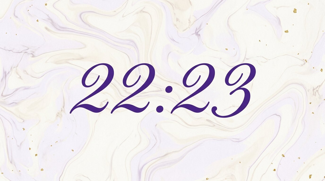 Heure miroir 22h23