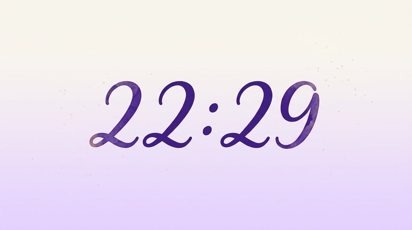 Heure miroir 22h29
